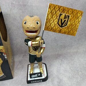 Chance #1 GHOST Team Mascot Bobblehead Figure Las Vegas Golden Knights. NEW